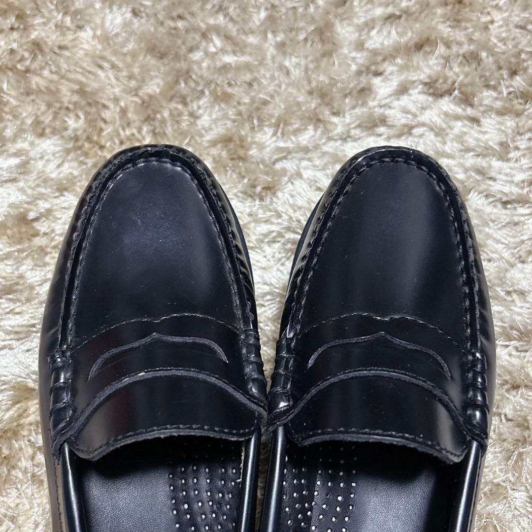 ロネ　G.H.BASS WEEJUNS ローファー 厚底 black