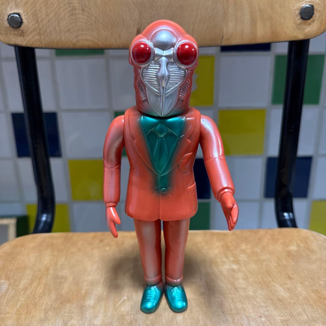 M1号 宇宙怪人 セミ人間 ソフビフィギュア （ウルトラQ） ブルマァク