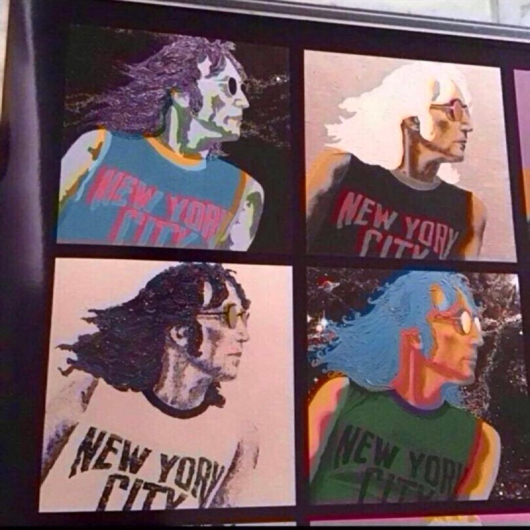 ジョンレノン Number 9 ポスター 1989年 限定1000 ビートルズ - メルカリ