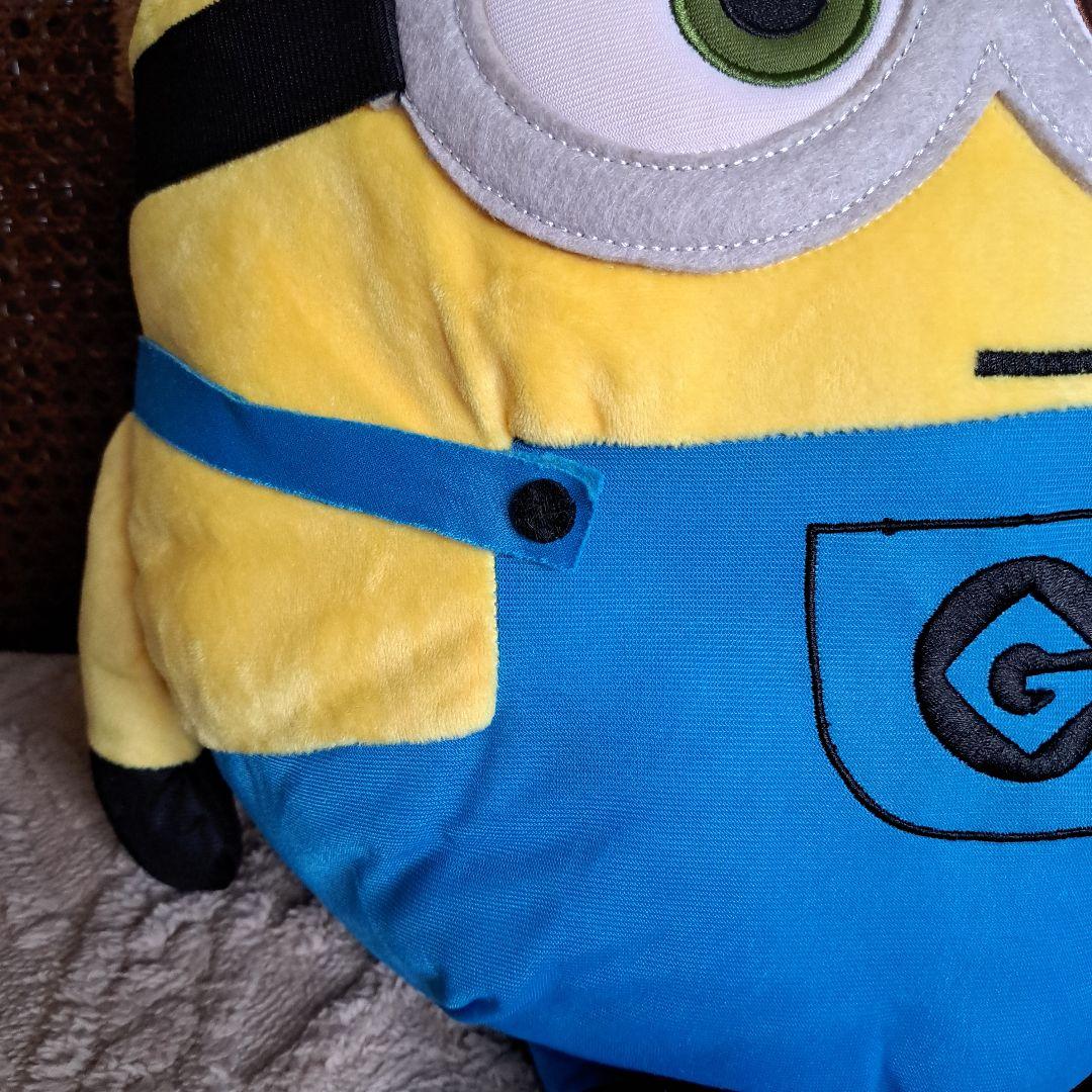 ミニオン ぬいぐるみ クマ耳付き 40×50くらい - メルカリ