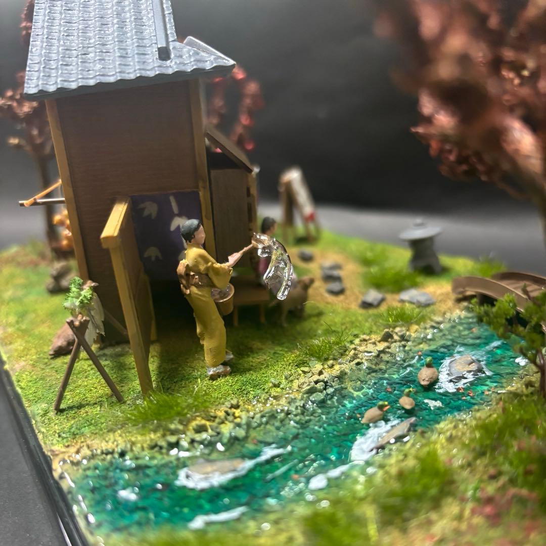 ウミさん専用マイクロエース 風物詩 そば屋 完成品 ジオラマ - メルカリ
