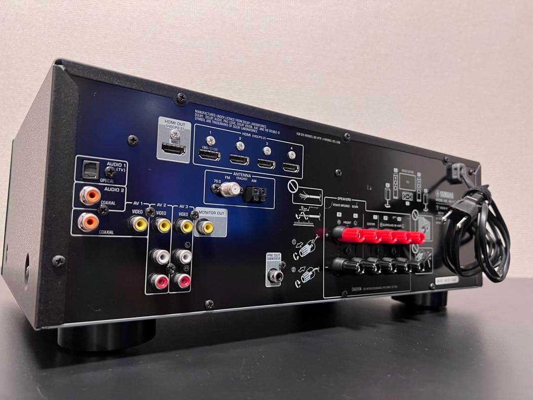 美品 YAMAHA RX-V385 他5.1ch 純正スピーカーセット +付属品 - メルカリ