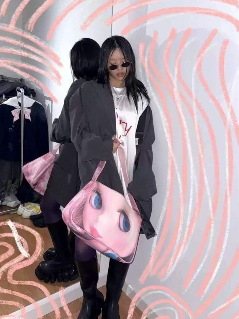 I'M SORRY Blythe Doll Print バッグ - メルカリ