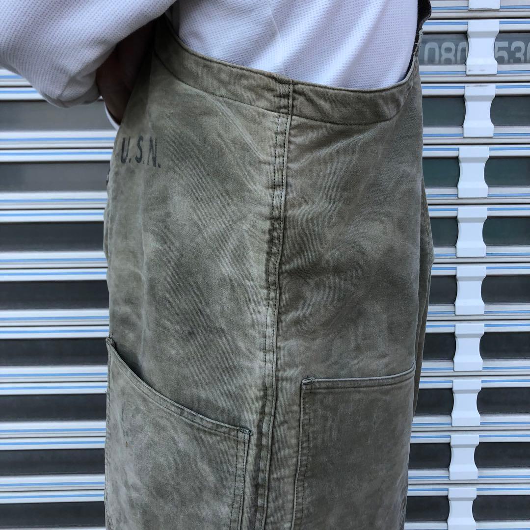 40s 米軍実物 ヴィンテージ USNAVY N-1 デッキパンツ - メルカリ