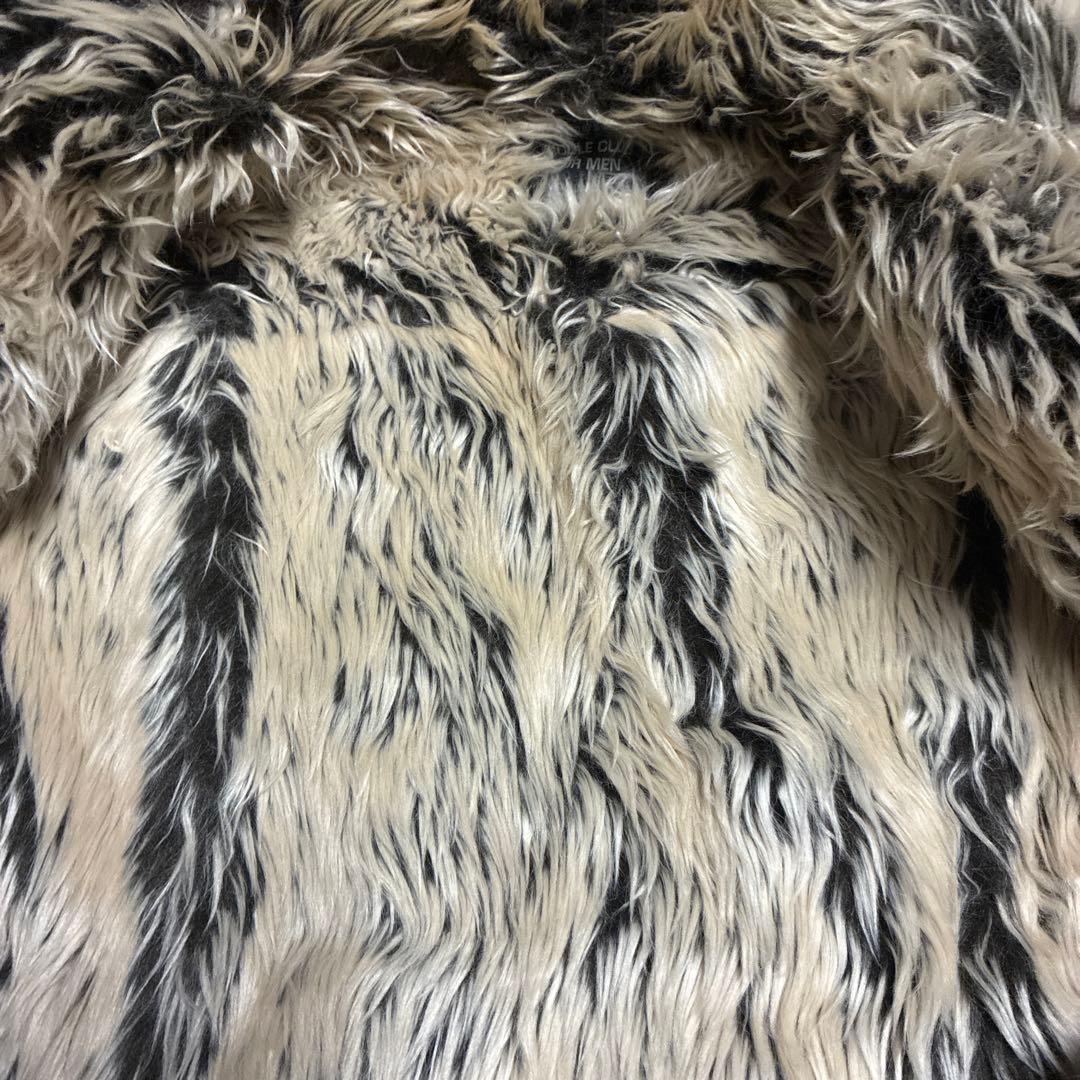 平成 お兄系 ダークコア グランジ opium ファー付きコート ギャル男