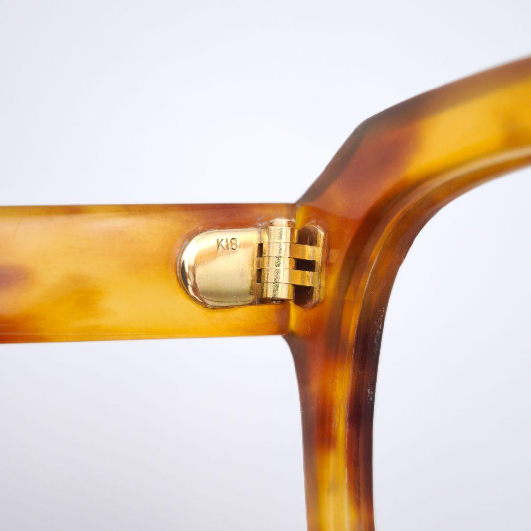 K18 鼈甲 メガネ クラシック ヴィンテージ メガネフレーム - メルカリ