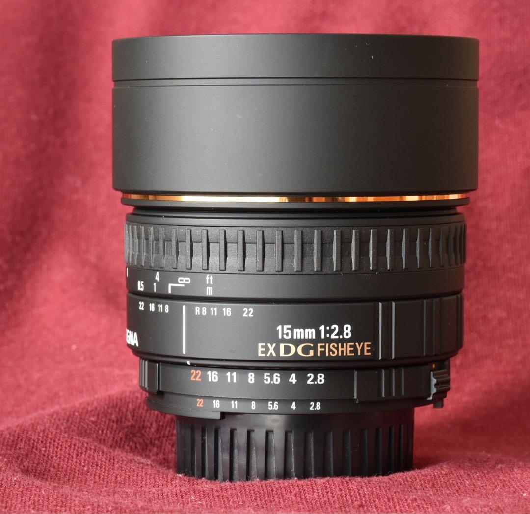 美品SIGMA 15mm F2.8 EX DG FISHEYE Nikon箱付 Amazon.co.jp: シグマ(Sigma) SIGMA 単焦点魚眼レンズ 15mm F2.8 EX DG