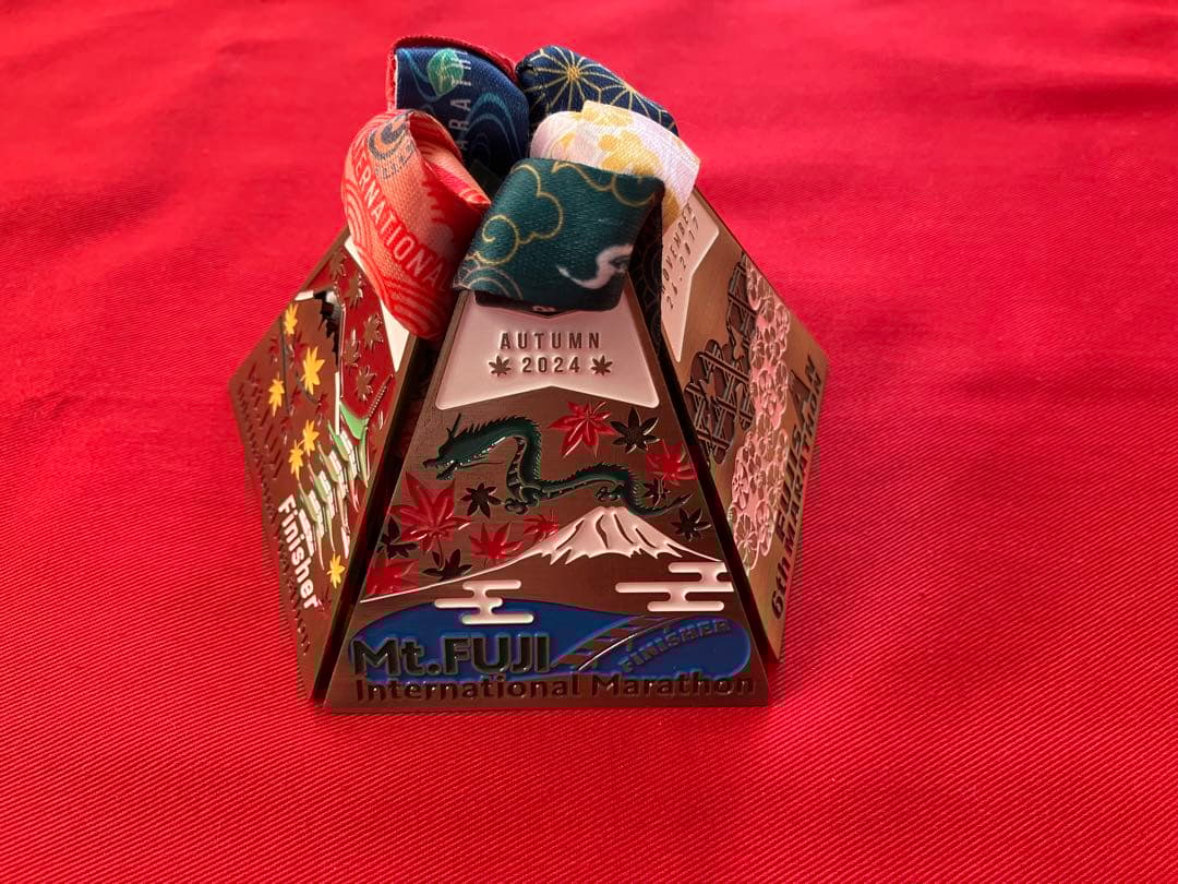 富士山マラソン 完走メダルセット、フィニッシャーメダル5個セット