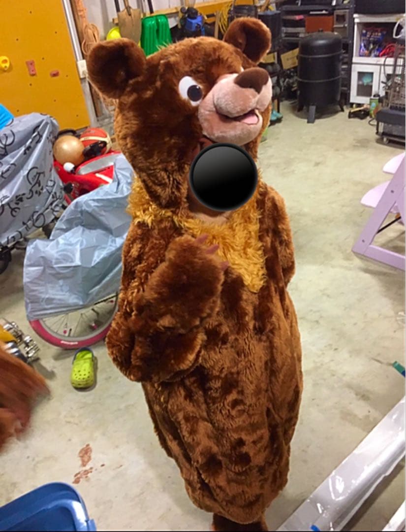 激レア！ 限定品！ ディズニー Disney ブラザーベアー 着ぐるみ 防寒