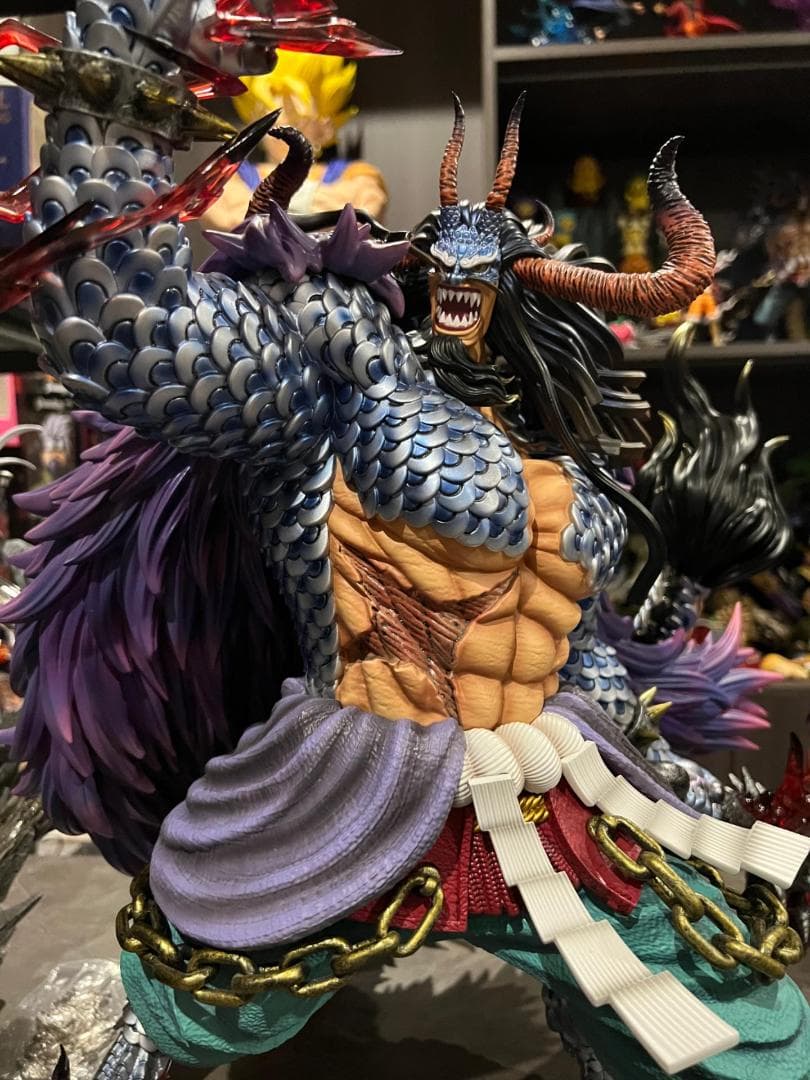 ワンピース 百獣のカイドウ 人獣型 フィギュア ガレージキット 塗装