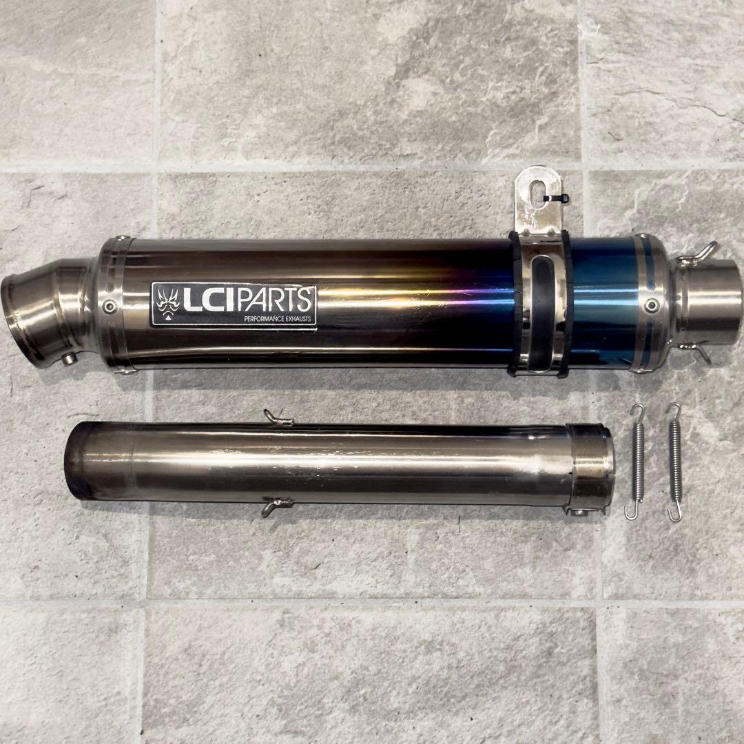 CB400SF NC42 LCI製 ラウンドチタン スリップオン マフラー CB400SF・SB（2BL-NC42） Sラウンド チタン焼き色タイプ スリップオン
