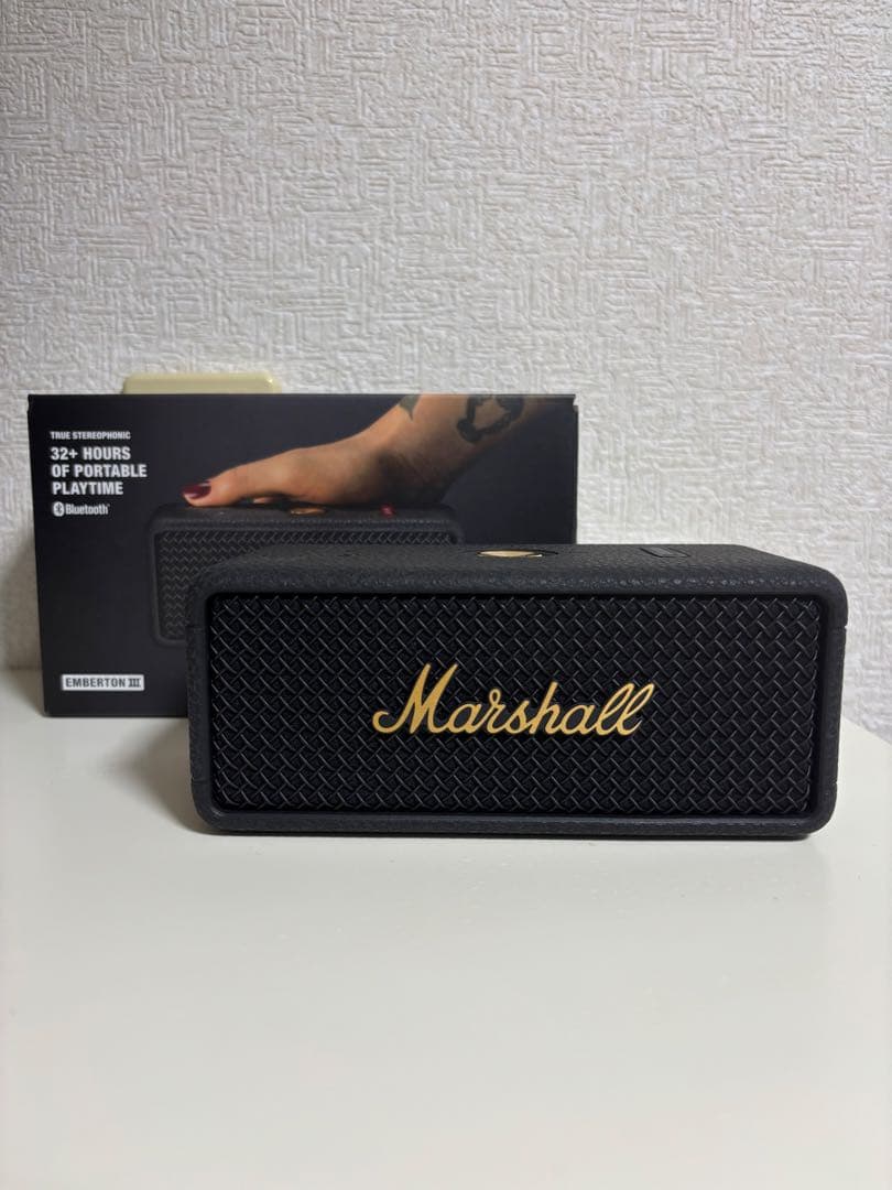 【正規品】Marshall EMBERTON3 BRACK 楽天市場】Marshall 公式ストア EMBERTON III Bluetoothスピーカー