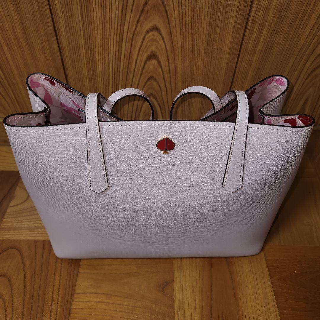新品自宅保管品】kate spade スモーキーピンク トートバッグ - メルカリ