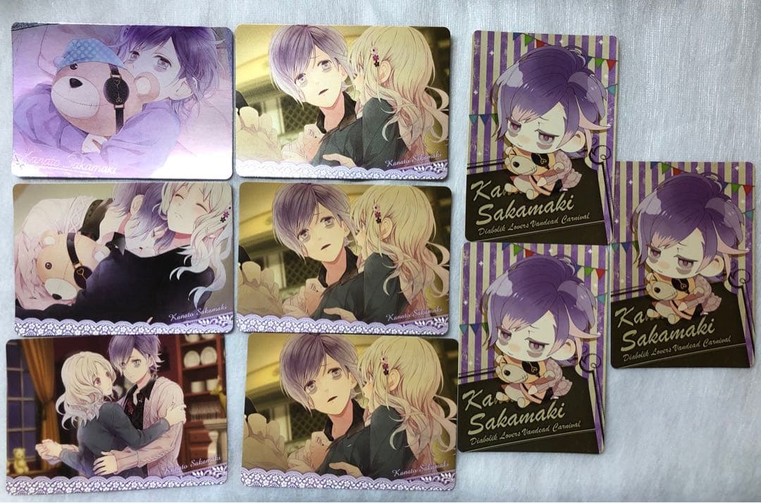 DIABOLIKLOVERS VC カナト トレカ 9枚セット DIABOLIK LOVERS MORE，MORE BLOOD Vol.9 逆巻カナト CV.梶 裕貴【豪華