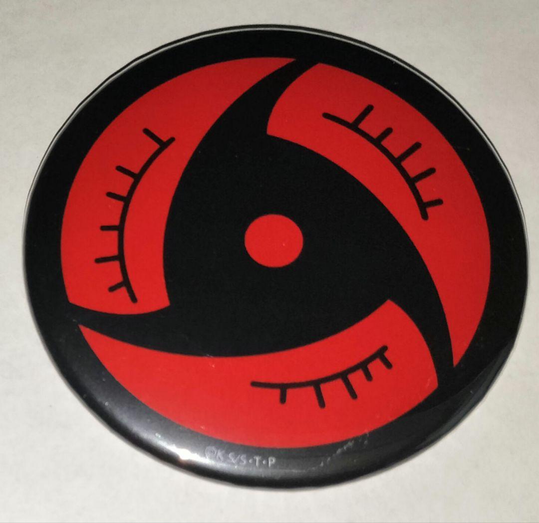 NARUTO 万華鏡写輪眼 イタチ 缶バッジ J-WORLD イタチ真伝篇 - メルカリ