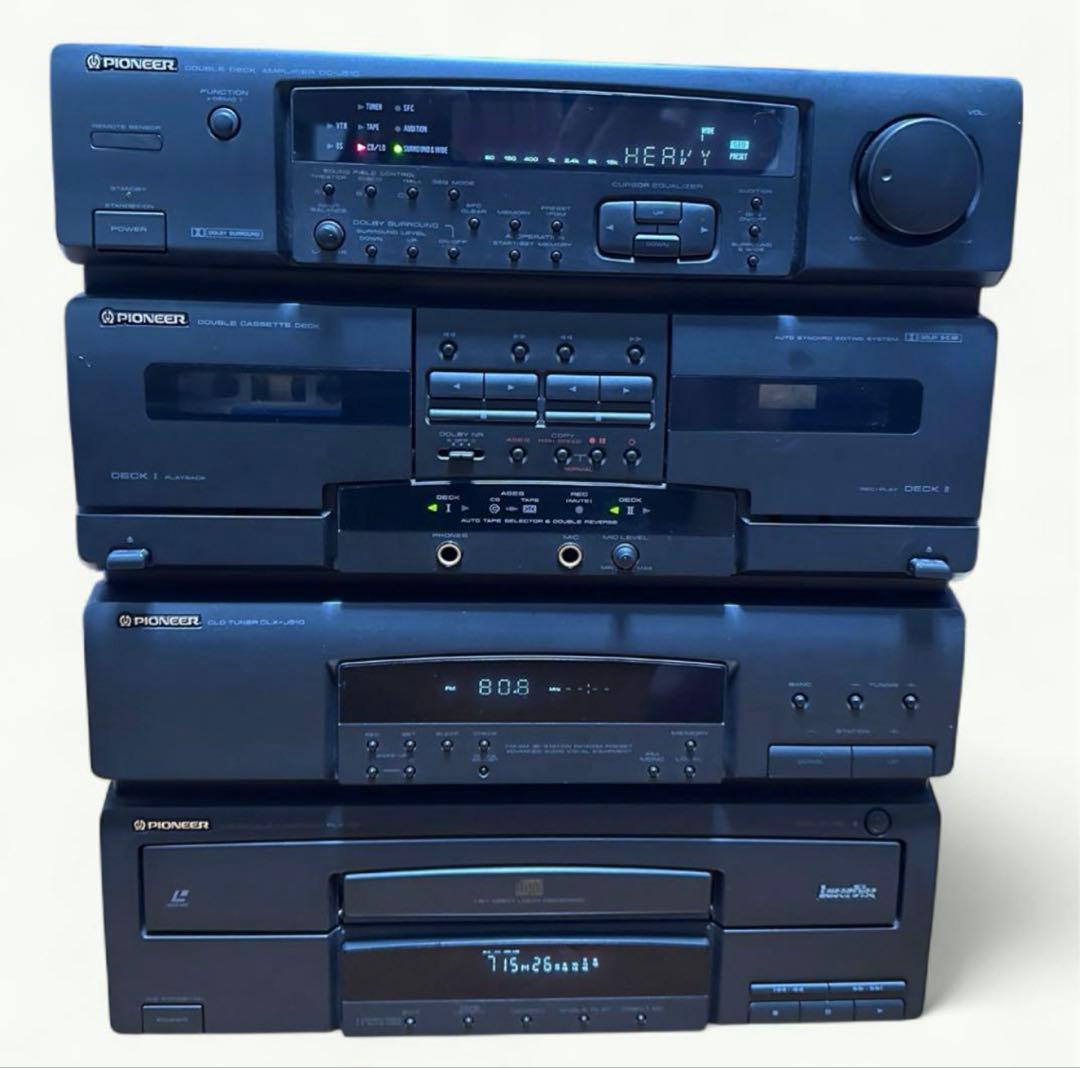 PIONEER DC-J510 DLX-J510 カセット LD システムコンポ - メルカリ