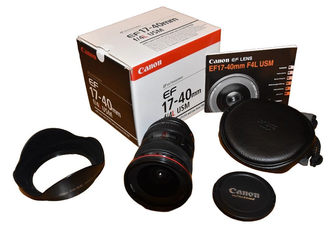 Canon EF17-40mm F4 L USM　超広角レンズ　新品同様 Amazon.co.jp: Canon 広角ズームレンズ EF17-40mm F4L USM フルサイズ