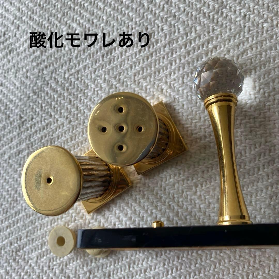 Canクリスタル硝子 金スウィーツプレート ティータイムセット16点