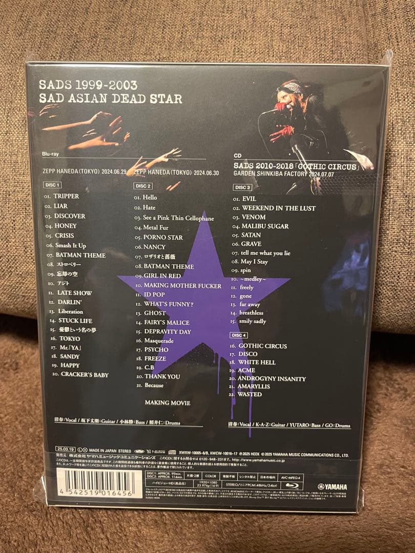 SADS 1999-2003 SAD ASIAN DEAD STAR 初回限定盤
