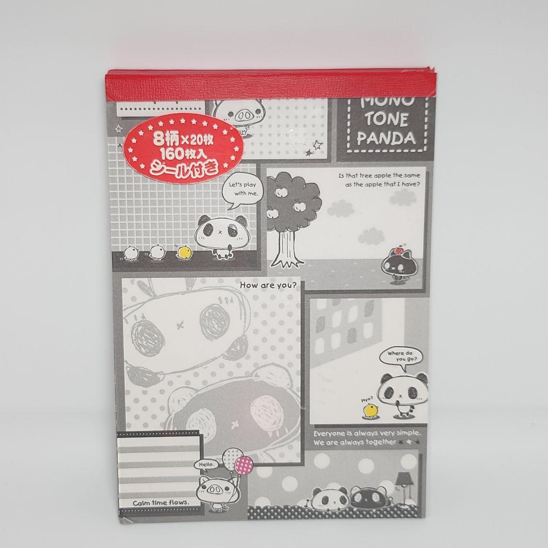 希少 モノトーンパンダ 平成レトロ クラックス メモ帳 - メルカリ