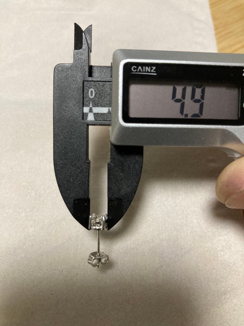 silver 925 人工ダイヤモンド 1.0ct ピアス avalanche