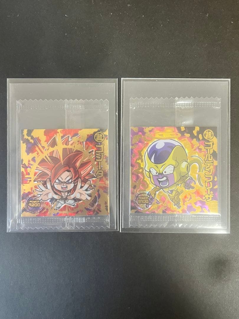 ドラゴンボールZ超戦士シールウエハース W5-S2 SGR ゴジータ　w5-S1 超12-29 ゴジータ RGR | ドラゴンボールシリーズ,ドラゴンボールシール