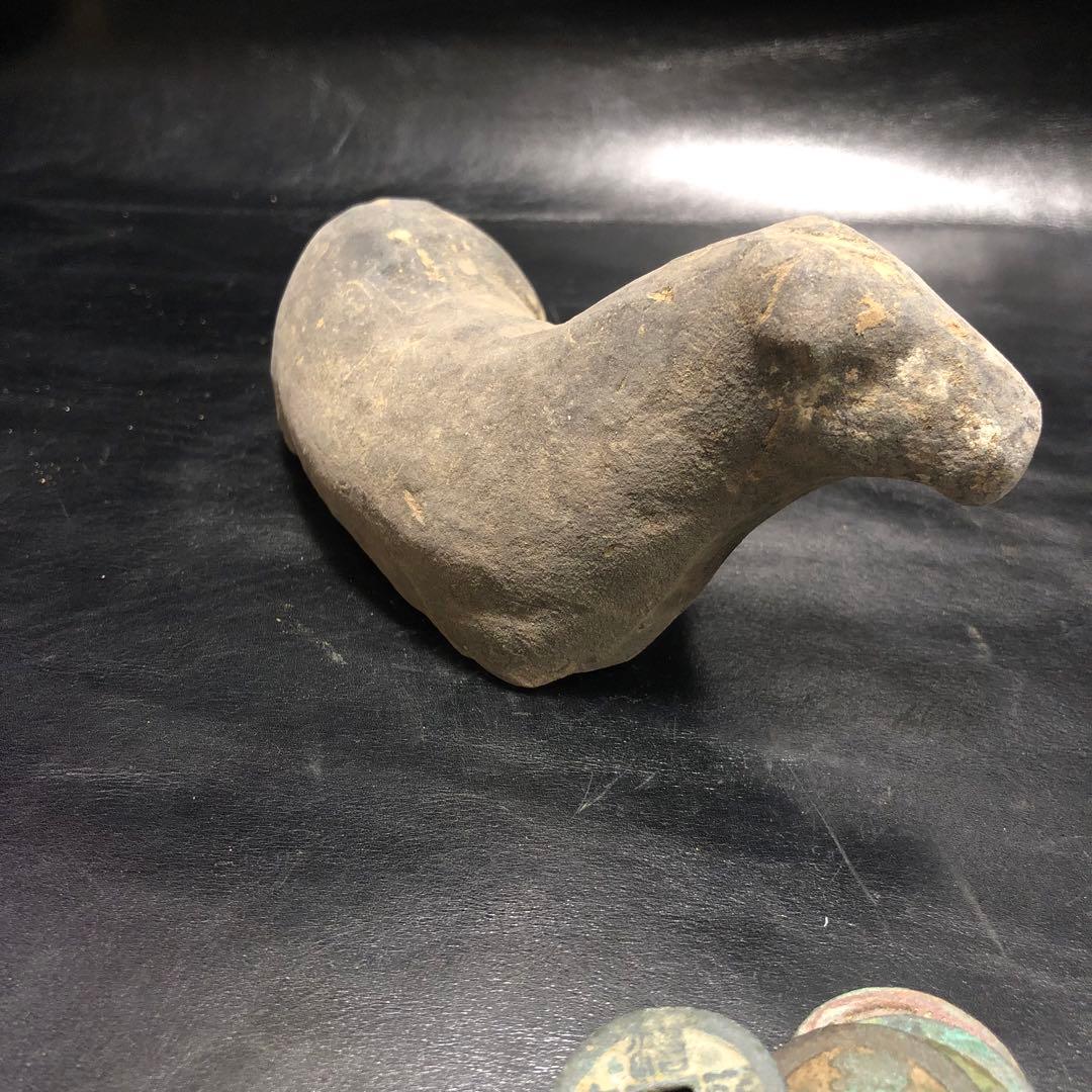 蔵から中国古銭と一緒の箱から出てきた 5体の内の1体 水牛うし中国古