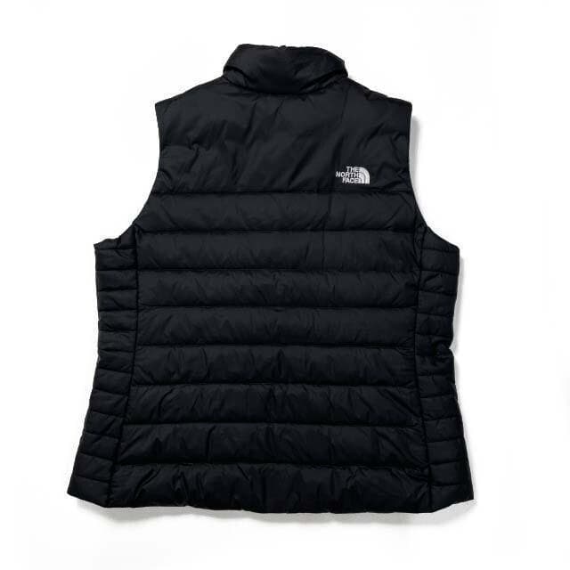 ノースフェイス ダウンベスト US限定 ロゴ刺繍(XXL)黒 190122 - メルカリ