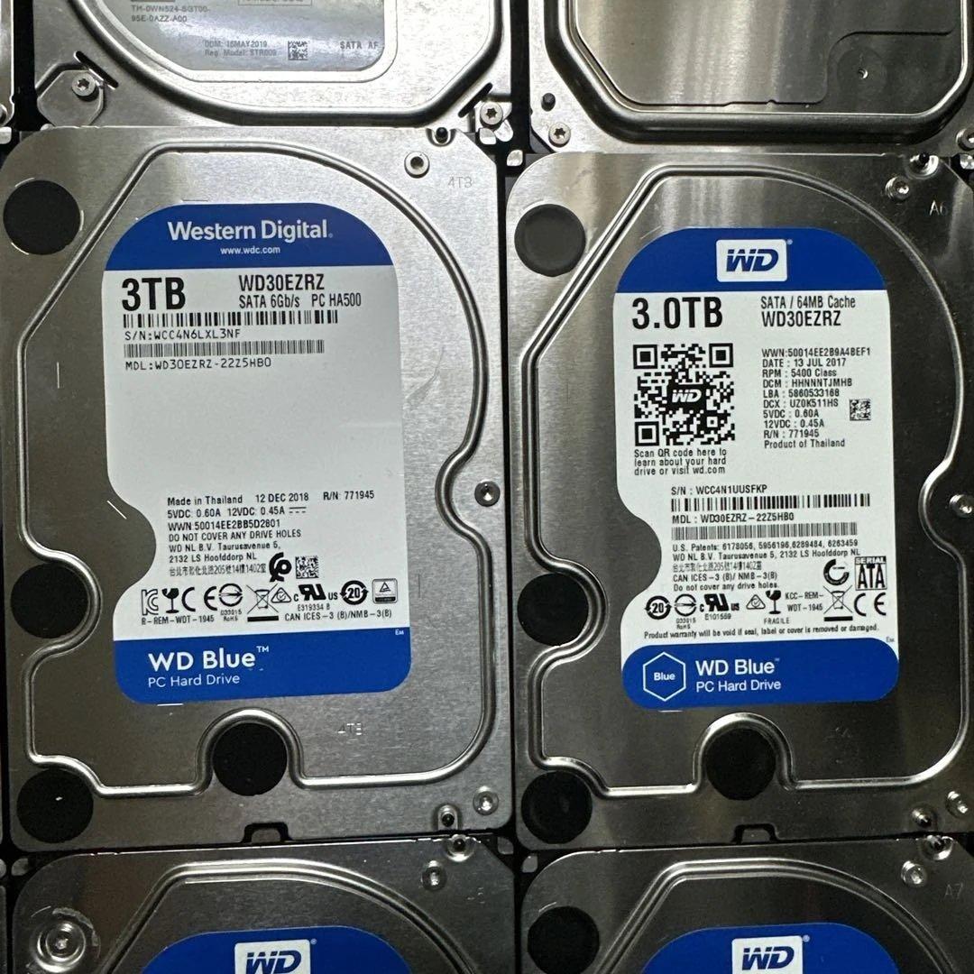 12点セット【ジャンク】3.5インチHDD/3TB*5+1TB *7 - メルカリ
