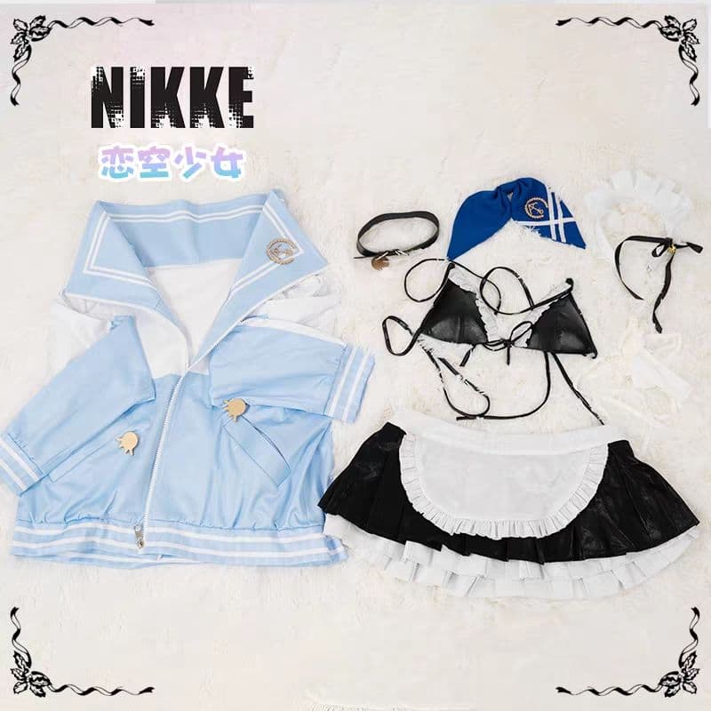 勝利の女神 NIKKE アンカー ビキニ メイド服 コスプレ衣装 - メルカリ