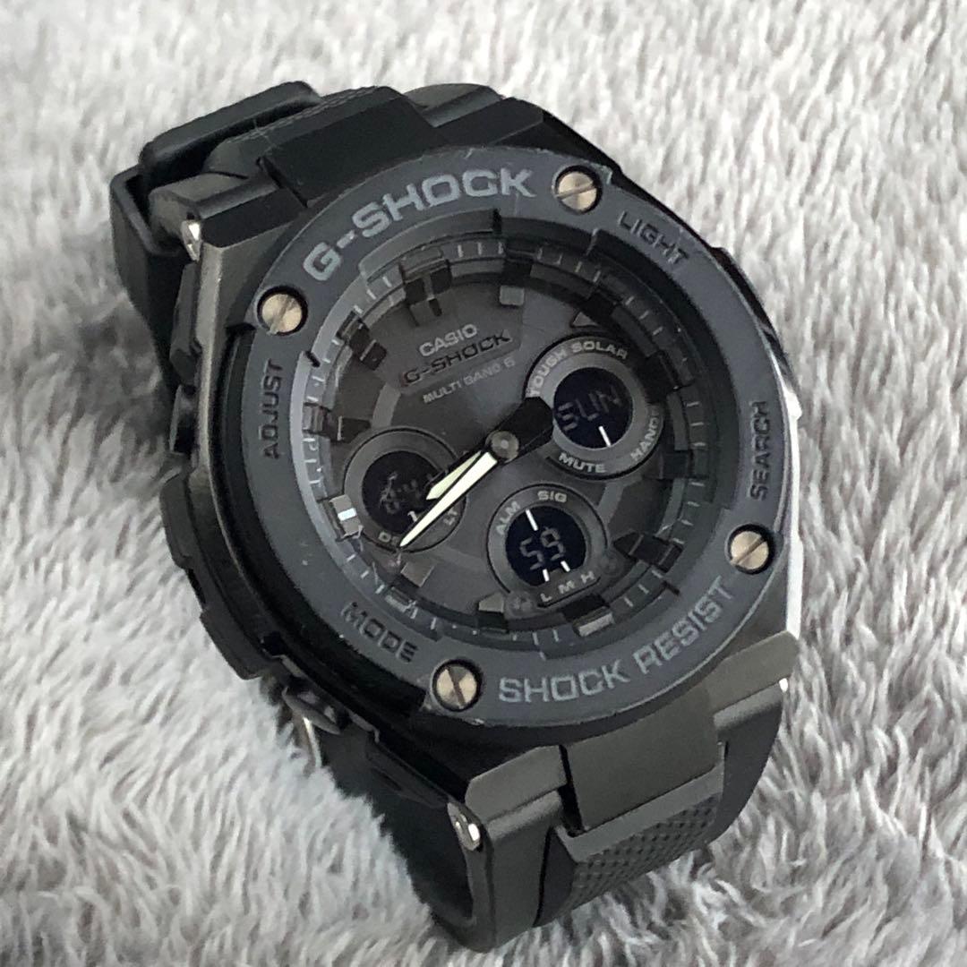 電波ソーラーG-STEEL［良品］GST-W300G G-SHOCK GST-W300G-1A1JF | CASIO
