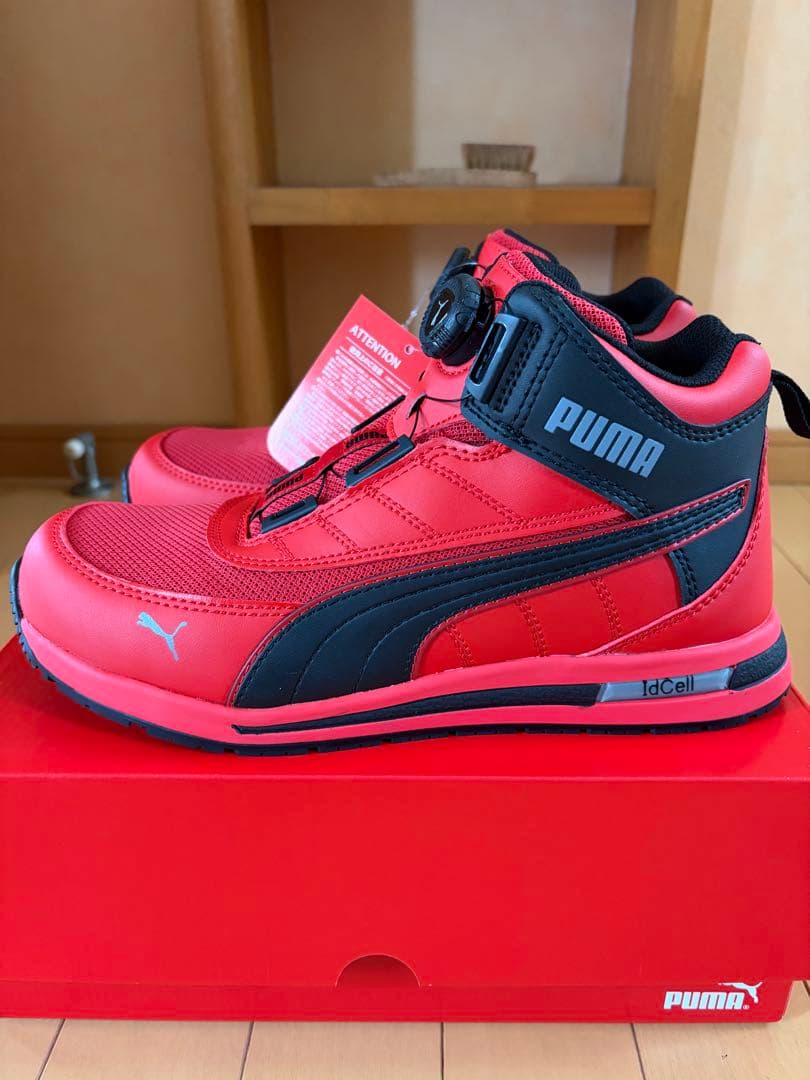 プーマ 安全靴 ダイヤル式 ディスクシステム 26.5cm 3E新品未使用