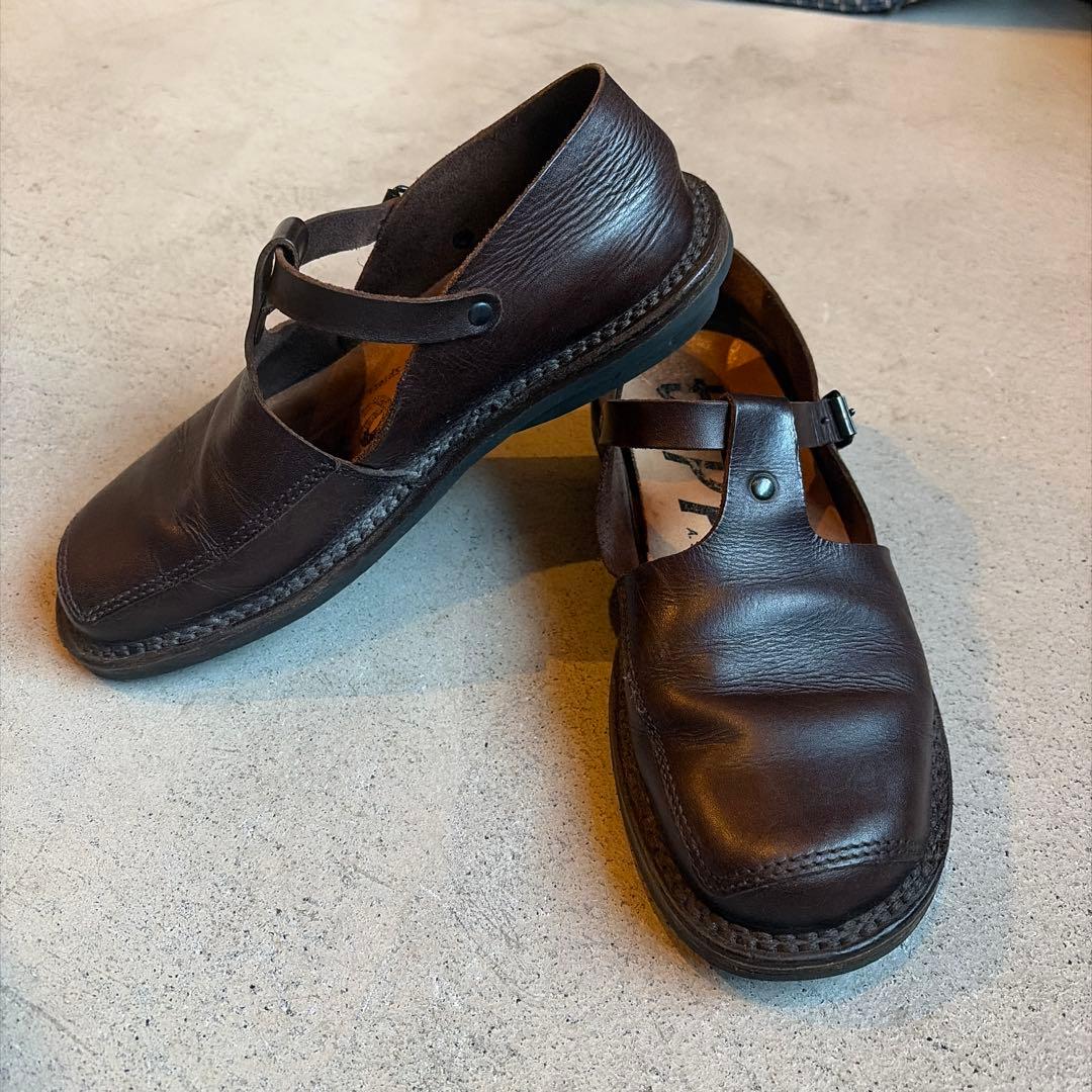 【trippen トリッペン】Walker 23〜23.5 Tストラップ 楽天市場】☆【送料無料】trippen（トリッペン）Walker レザーT