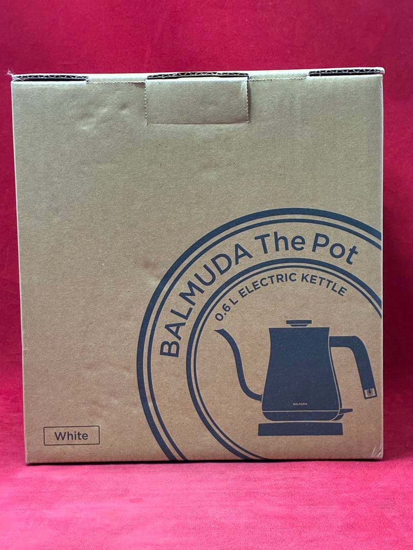 未使用品 BALMUDA The Pot 0.6L ホワイト K02A-WH