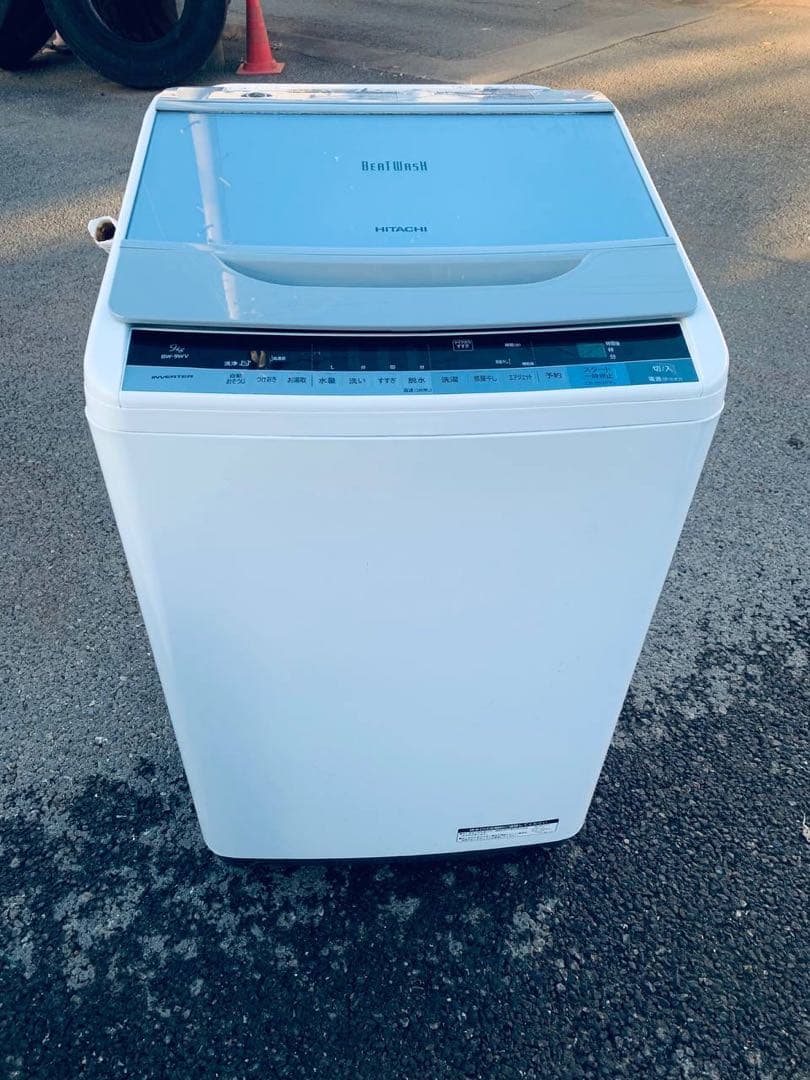 送料設置無料　HITACHI 全自動電気洗濯機　BW-9WV 説明書 日立 BW-9WV 洗濯機-乾燥機