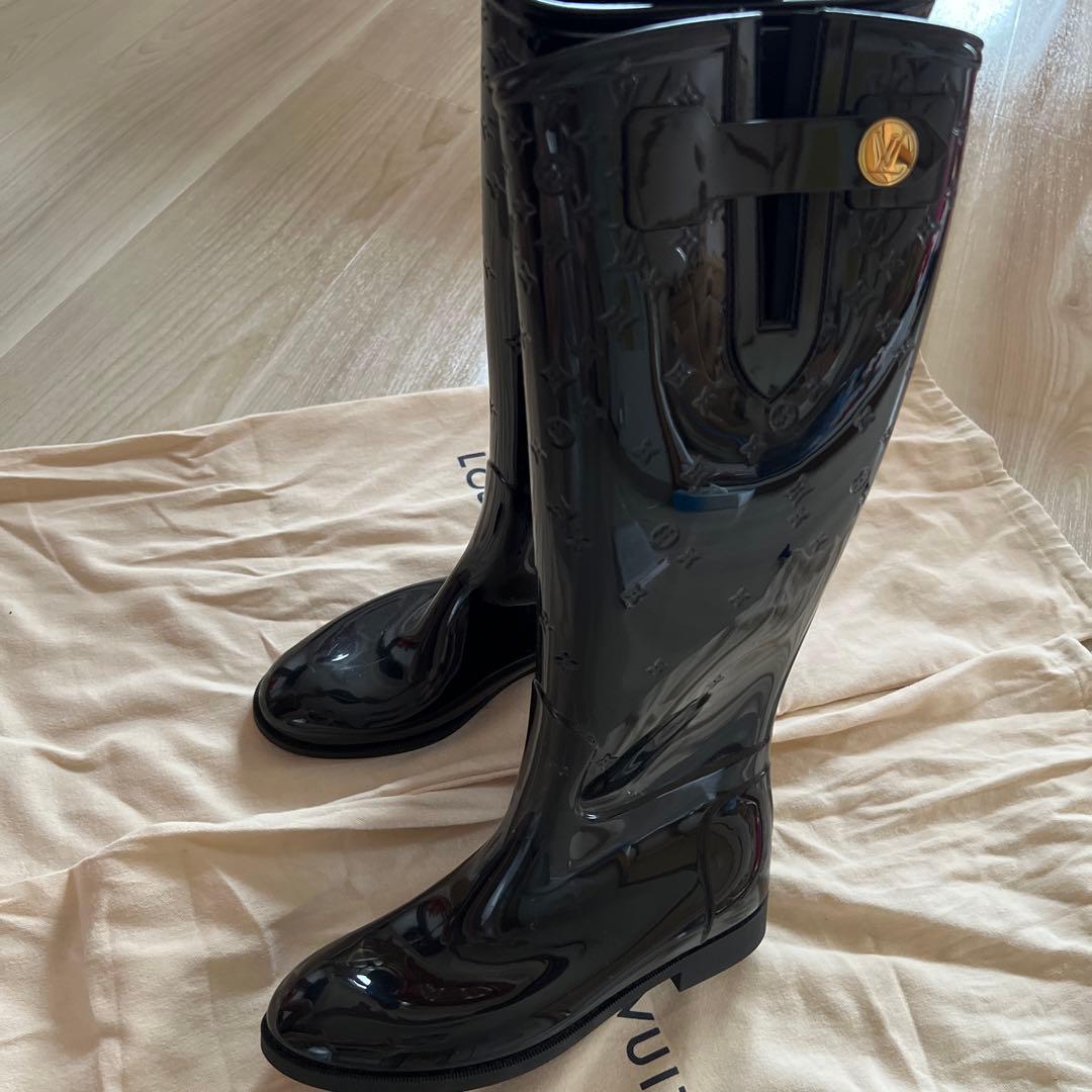 Louis Vuitton ヴィトン レインブーツ 35 モノグラム - メルカリ