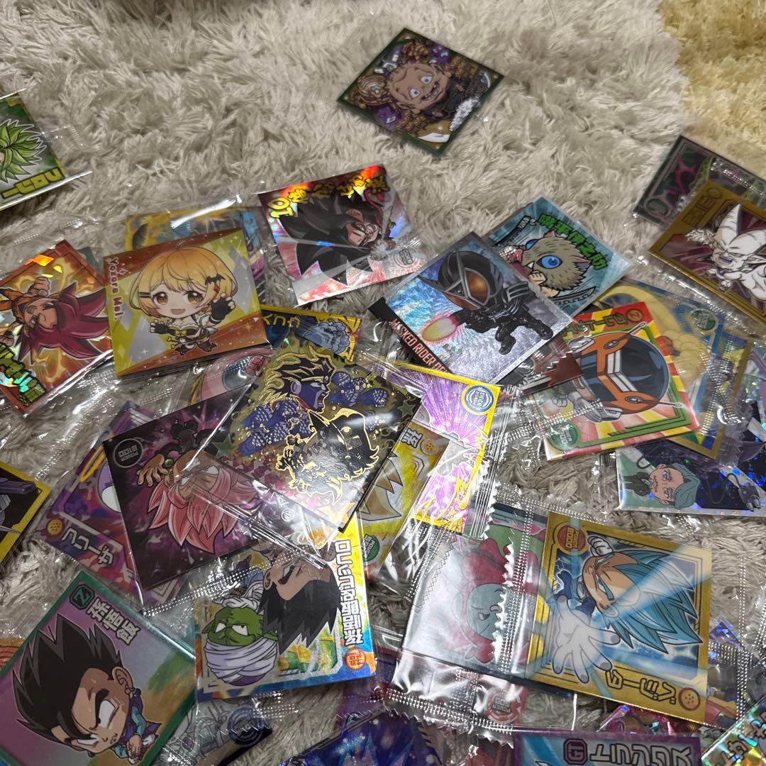 ワンピース、ドラゴンボール 他 ウエハースシール まとめ売り【5473