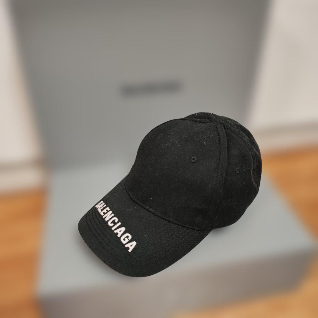 美品✨️BALENCIAGA ブラックキャップ Balenciaga Cap in Black/white | Balenciaga US