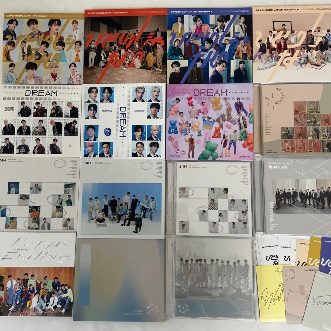 SEVENTEEN セブチ シングルまとめ売り トレカ付き【値下げ中】 楽天市場】【おまけ付き】SEVENTEEN☆トレカ5種+ステッカ1種 SET 2024