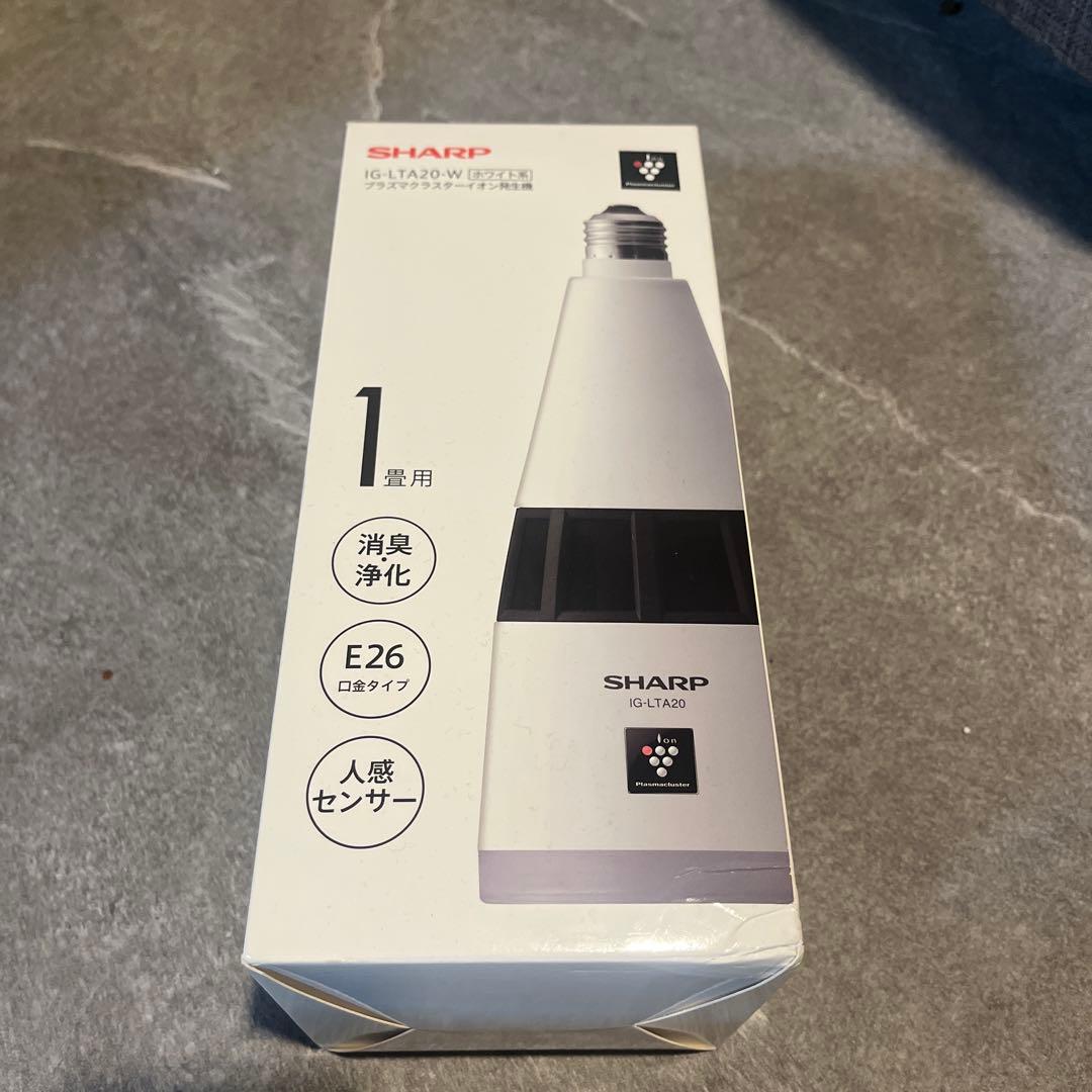 SHARP IG-LTA20-W プラズマクラスターイオン発生機 - メルカリ