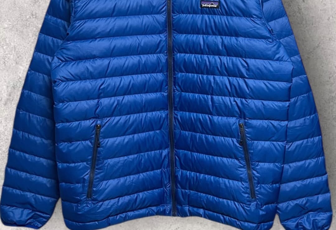 Patagonia 廃盤カラー DOWN SWEATER JACKET ブルー 低 価格