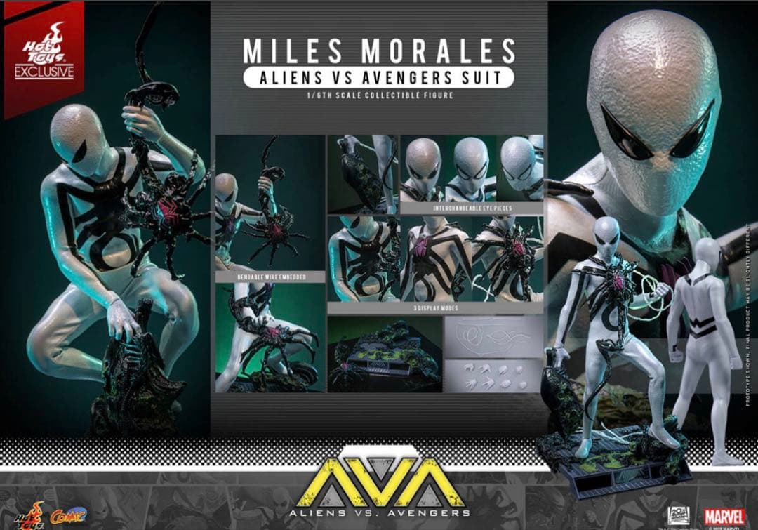 最安値ホットトイズスパイダーマンAliens Vs. Avengersスーツ コミック・マスターピース】『Aliens Vs. Avengers』1/6スケール