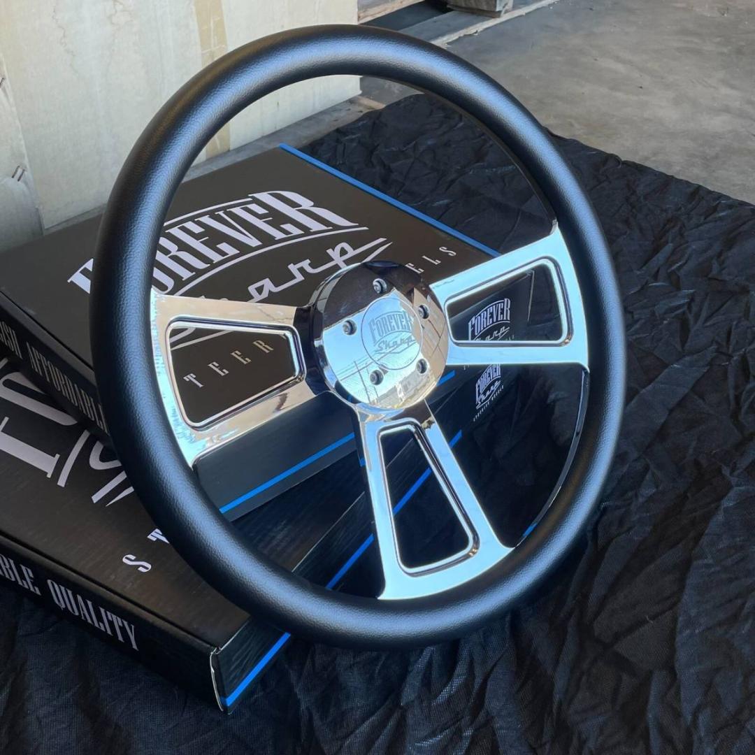 FOREVER SHARP製ハンドル 45cmフォーエバーシャープ ステアリング