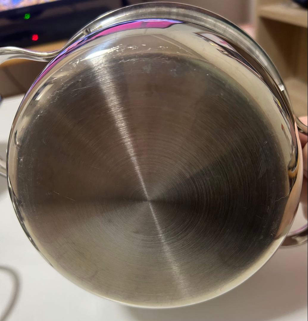 希少・米国製 ビタクラフト 両手鍋 IH対応 ステンレス 蓋付 4点セット