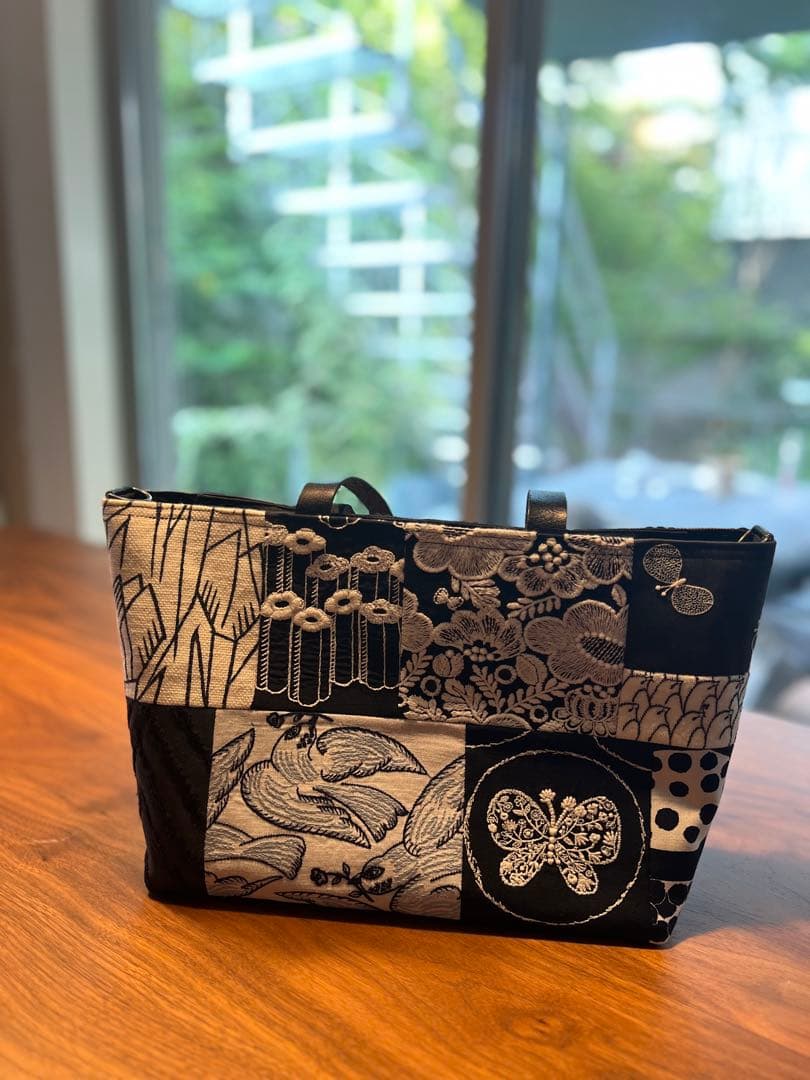 ミナペルホネン パッチワーク・タンバリン　トートバッグ A4サイズ ミナペルホネン パッチワークバック - SENHANA-I 'S GALLERY