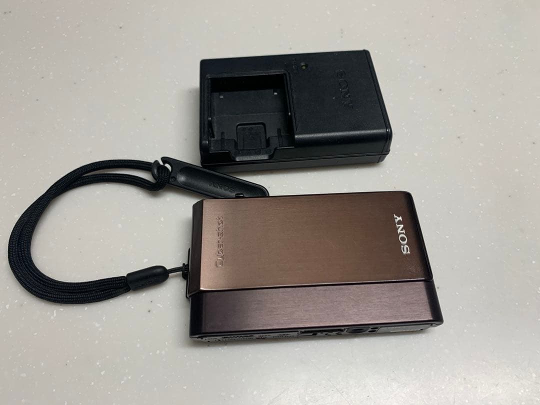 美品　SONY ソニー DSC-T900 デジタルカメラ Sony Cyber-shot® DSC-T900 (Brown) 12.1-megapixel digital camera