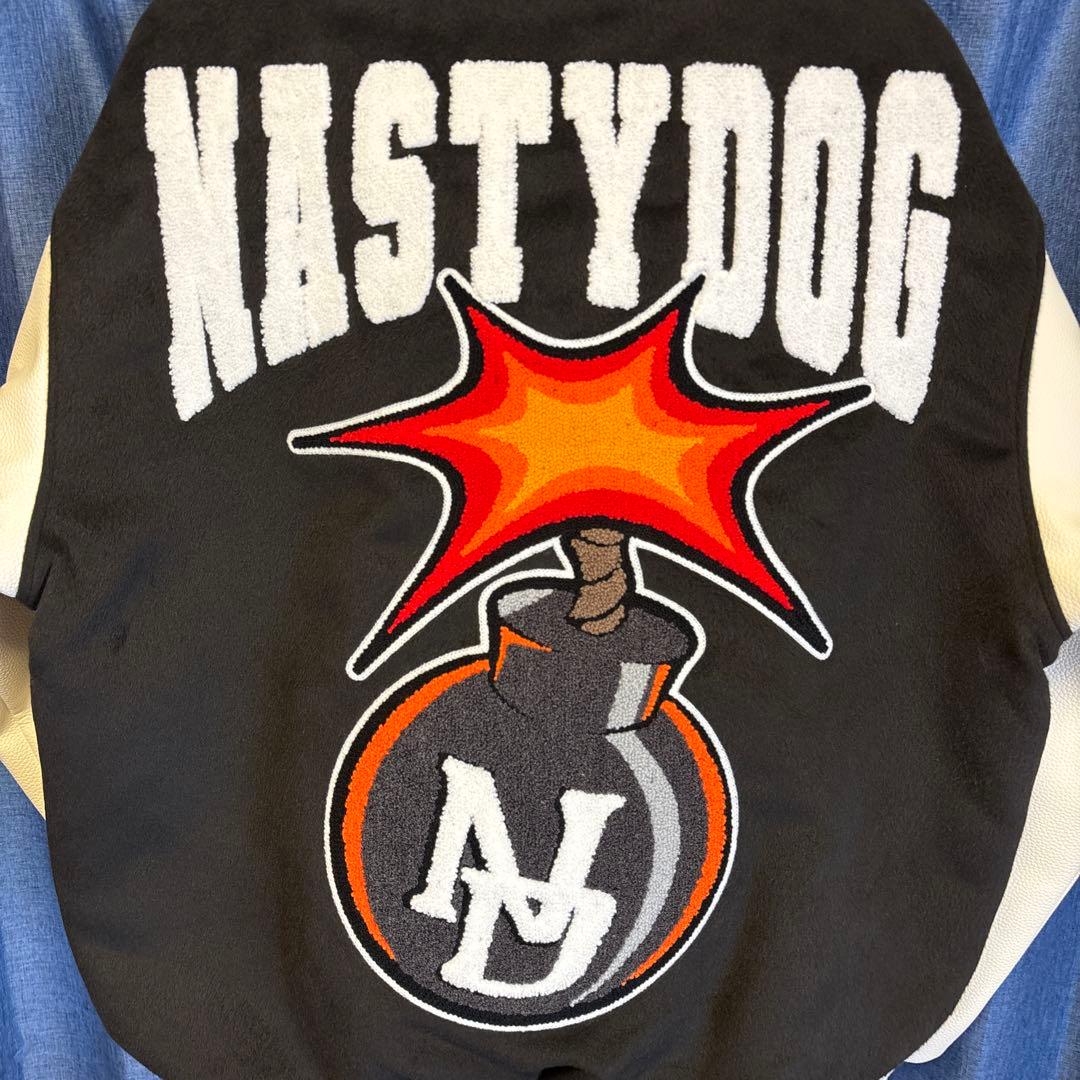 NASTYDOG スタジャン M 黒/白 - メルカリ