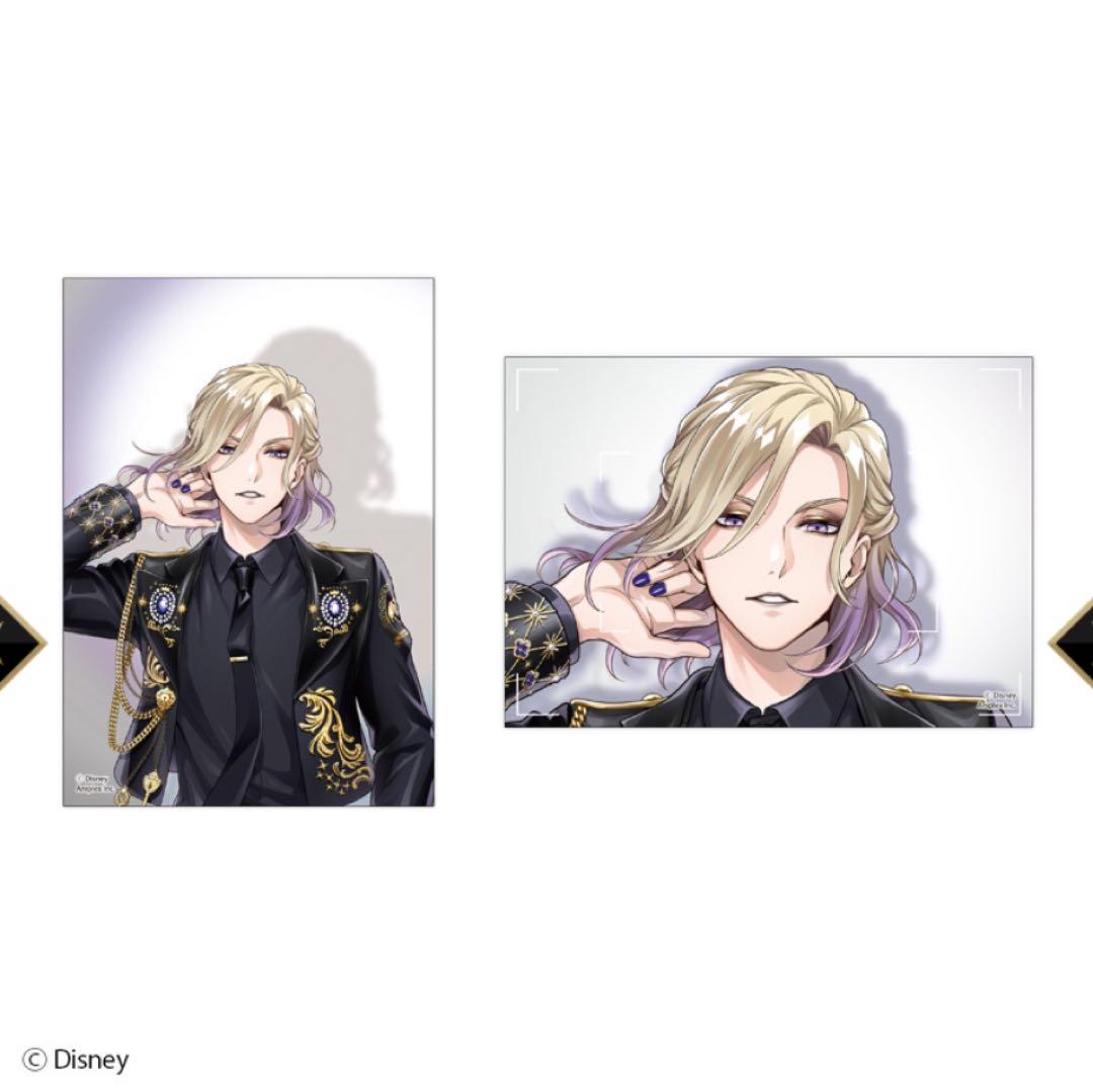 ツイステ ポップアップ ヴィル ブレイジングジュエル 缶バッジ カード