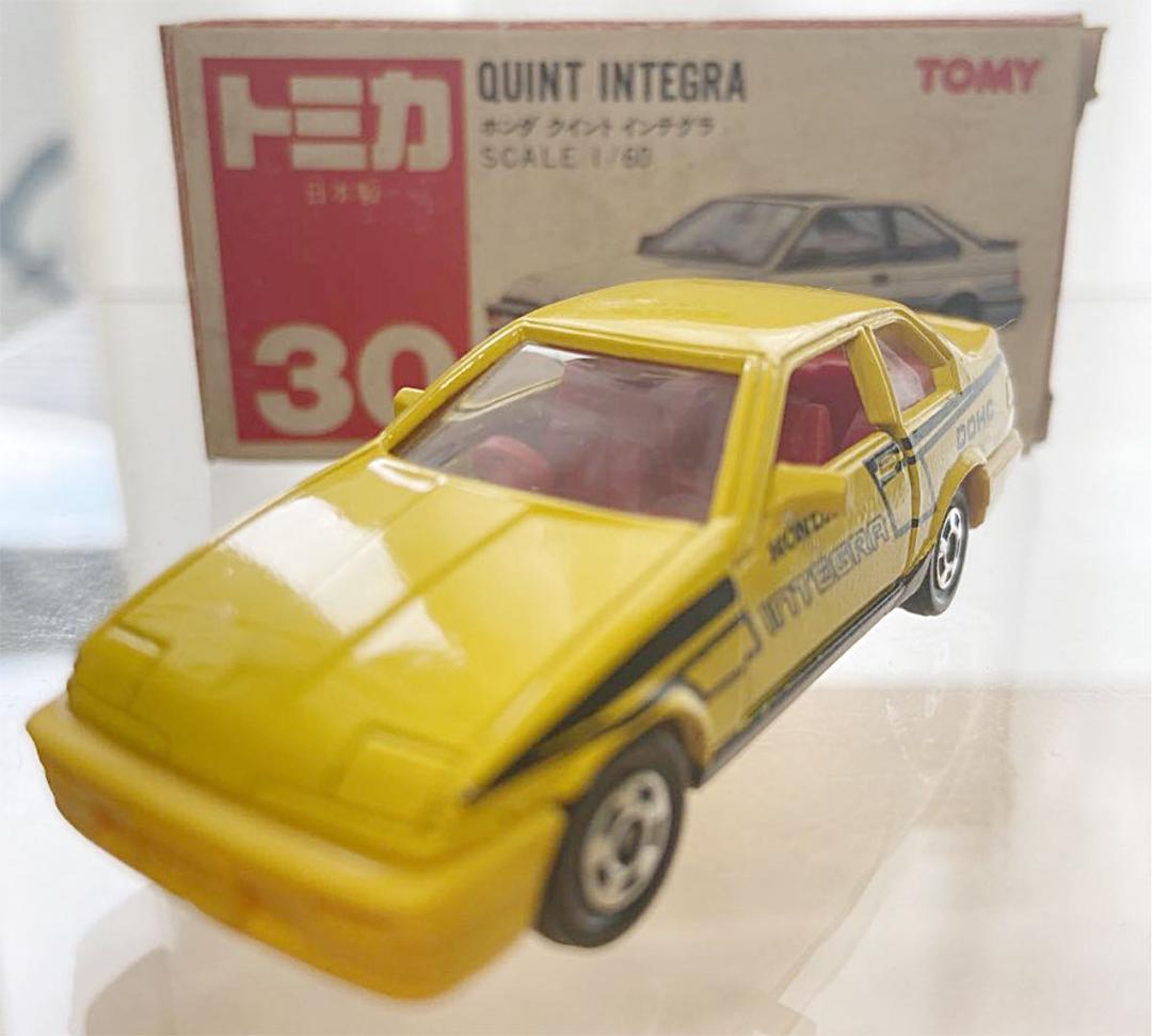 トミカ赤箱No.30ホンダクイントインテグラ日本製 - メルカリ