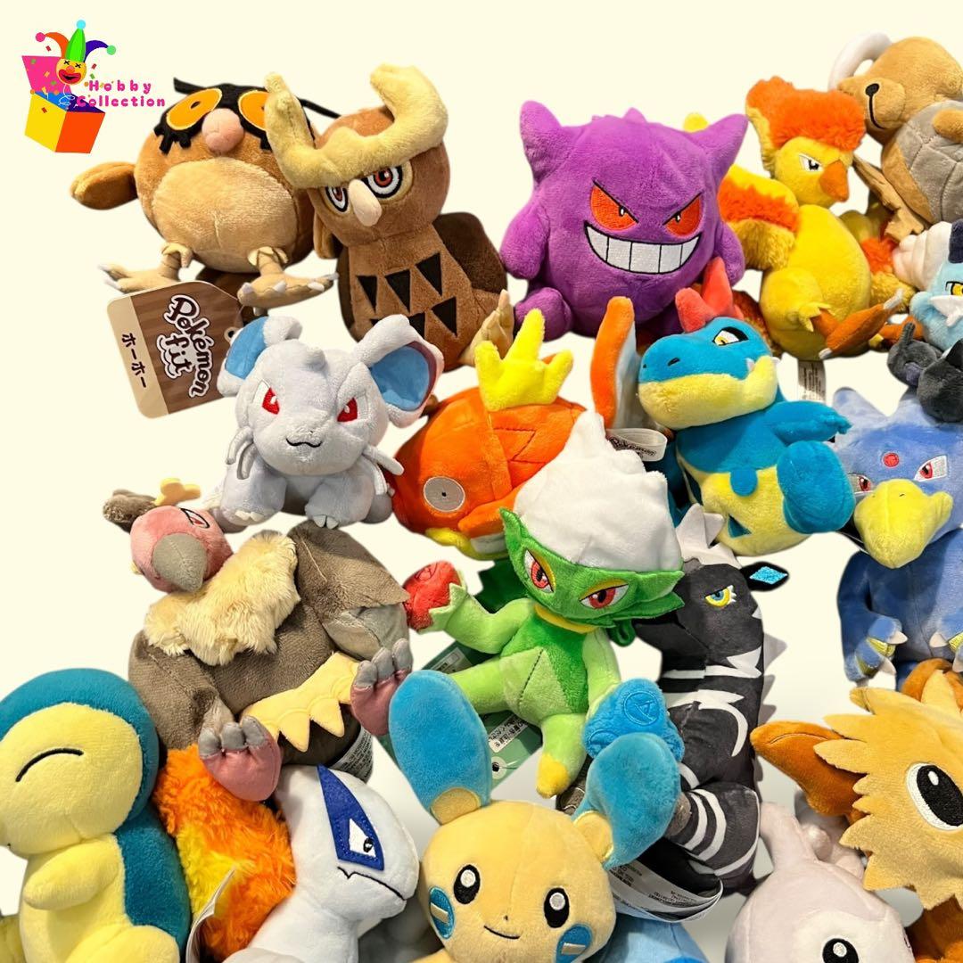 ポケモンfit 28体まとめ売り ぬいぐるみ タグ付きあり 初期〜アローラ